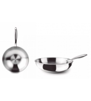 Сковорідка індукційна Ibili Triply Natural 24 см тришарова 652924