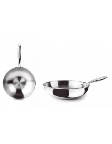 Сковорода индукционная Ibili Triply Natural 26 см трехслойная 652926