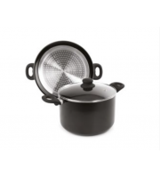 Кастрюля высокая Ibili SInducta 24 см с крышкой 410924