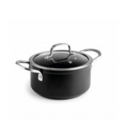 Кастрюля низкая Ibili Quarzo 20 см с крышкой 600720