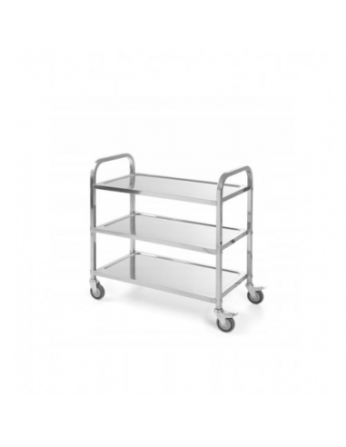 Тележка для сервировки Hendi 3 полки, нержавеющая сталь 810194