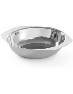 Миска нержавіюча Hendi 140х35 мм з ручками 401101