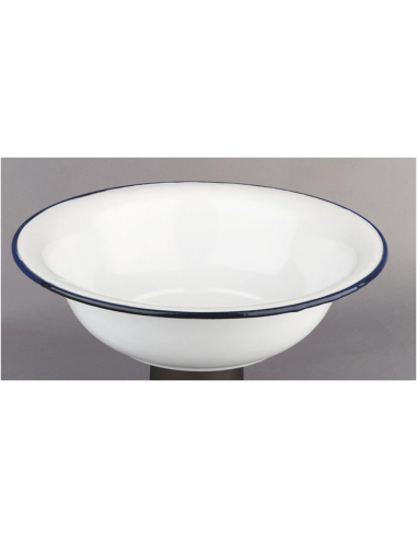 Блюдо круглое глубокое Ibili Blanca 32 см бело-синее 903132