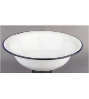 Блюдо круглое глубокое Ibili Blanca 32 см бело-синее 903132