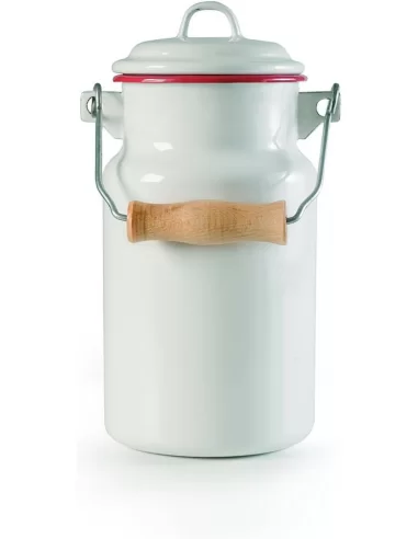 Бидон эмалированный Ibili Bordeaux 1 л бело-бордовый 913010