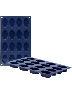 Форма силіконова Ibili Blueberry Овали на 16 шт. 5,3х3,3х2 см 870035