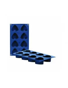 Форма силіконова Ibili Blueberry Серця на 8 шт. 6х3,5 см 870038