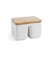 Ємність для солі Ibili подвійна, кераміка 714950