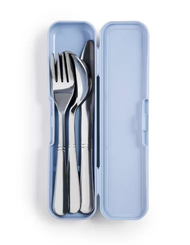 Набор столовых приборов Ibili Lunch Away 3 шт. с чехлом 700600 Набор столовых приборов Ibili Lunch Away 3 шт. с чехлом 700600