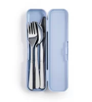 Набор столовых приборов Ibili Lunch Away 3 шт. с чехлом 700600 Набор столовых приборов Ibili Lunch Away 3 шт. с чехлом 700600
