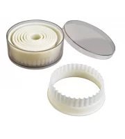 Набор форм для печенья Ibili 9 шт. круглые с рельефом 784200