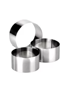 Набір форм круглих Ibili Clasica 7,8,10 см нержавіюча сталь 716050