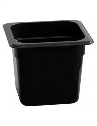 Гастроемкость GN 1/6х150 размером 176х162х150мм поликарбонат черная