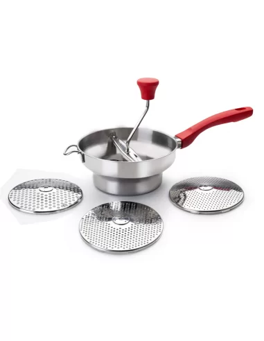 Сито для перетирання овочів Ibili Luxe 20 см 3 насадки 742420