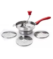 Сито для перетирки овощей Ibili Luxe 24 см 3 насадки 742424