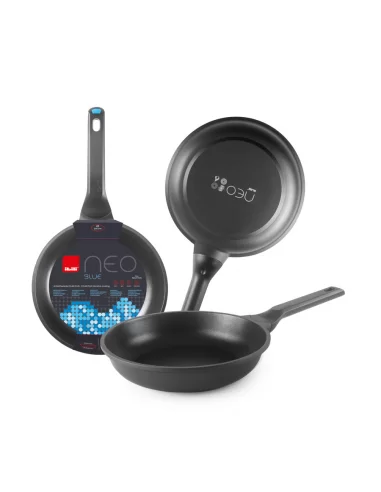 Сковорода индукционная Ibili Neo Blue 24 см алюминий 464224