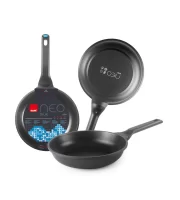 Сковорода индукционная Ibili Neo Blue 26 см алюминий 464226