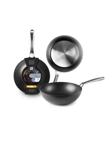 Сковорода індукційна Wok Ibili Titan 30 см алюміній 465330