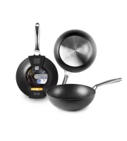 Сковорода індукційна Wok Ibili Titan 30 см алюміній 465330