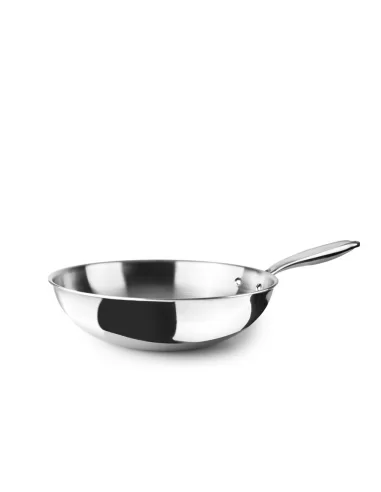 Сковорода індукційна Wok Ibili Triply Natural 30 см тришарова 653130