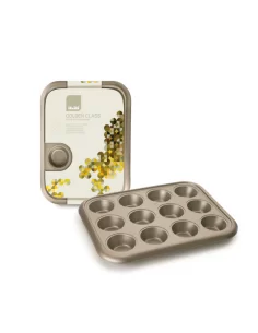 Форма для випічки кексів Ibili Golden Class на 12 шт. 38х29х3 см 840500