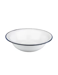 Блюдо кругле глибоке Ibili Blanca 32 см біло-синє 903132