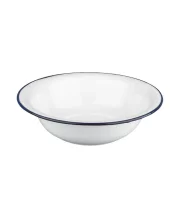 Блюдо круглое глубокое Ibili Blanca 32 см бело-синее 903132
