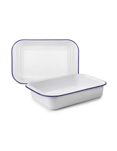 Противень для запекания Ibili Blanca 37х24х7 см эмалированный 905437 Противень для запекания Ibili Blanca 37х24х7 см эмалированный 905437