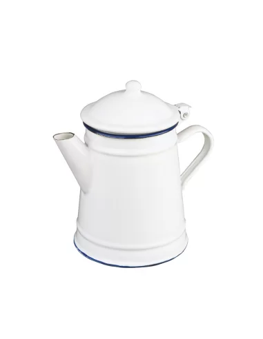 Кофейник эмалированный Ibili Blanca 1 л бело-синий 903210 Кофейник эмалированный Ibili Blanca 1 л бело-синий 903210