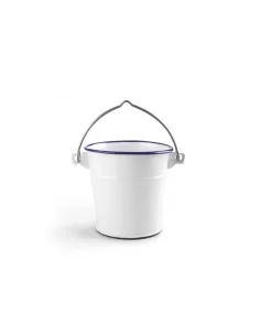 Мини ведерко Ibili Blanca 720 мл эмалированное бело-синее 903311