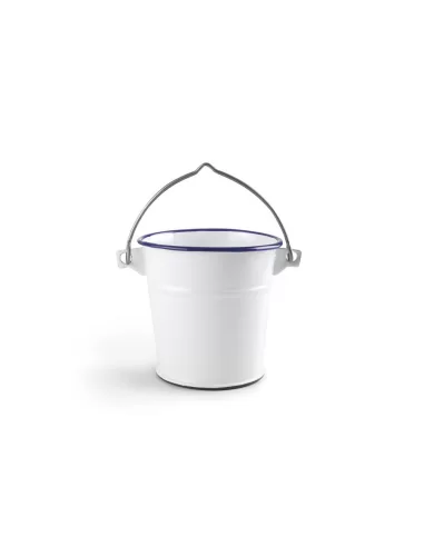 Мини ведерко Ibili Blanca 720 мл эмалированное бело-синее 903311