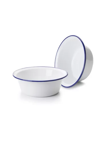 Салатник Ibili Blanca 24 см біло-синій 905124