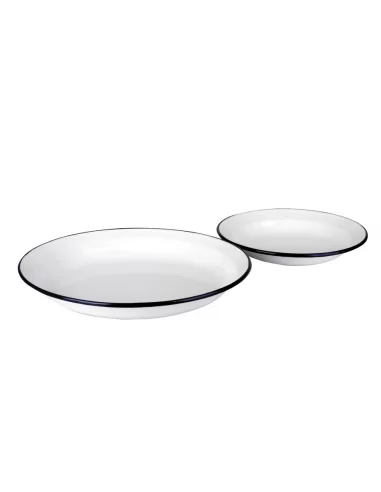 Тарелка глубокая Ibili Blanca 32 см бело-синяя 912932