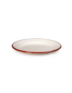 Тарілка мілка Ibili Bordeaux 24 см біло-бордова 908124