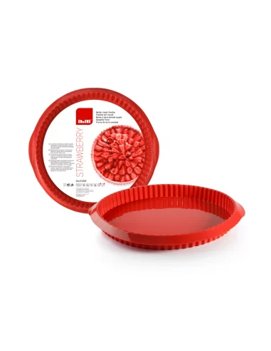 Форма силиконовая рифленая Ibili Strawberry 28х3 см 875228