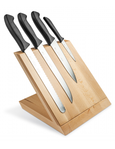 Набор кухонных ножей Sanelli Skin 4 шт. на магнитной подставке 926204