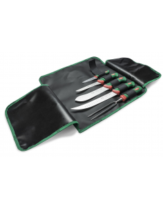 Набор для барбекю Sanelli Premana 5 шт. в сумке-свертке зеленый 987605