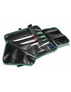 Набор ножей для рыбы Sanelli Premana 5 шт. в сумке-свертке зеленый 981605