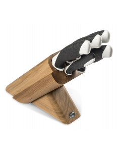 Набор кухонных ножей Sanelli Sakura Leck 5 шт. с подставкой (дуб) 931505