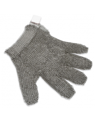 Перчатка мясника Sanelli S защитная нержавеющая сталь белая 281007