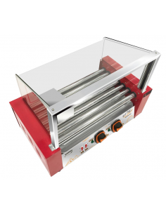 Гриль роликовий Airhot RG-7S на 7 шт. із захисним екраном