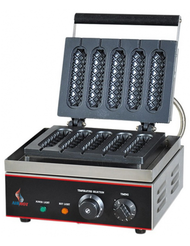 ВАФЕЛЬНИЦЯ ДЛЯ КОРН ДОГІВ AIRHOT WS-1