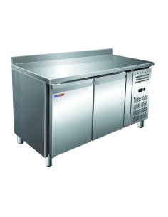 Стол холодильный Cooleq GN2200TN, 314 л двухдверный с бортом