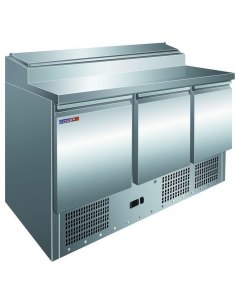 Стол холодильный для пиццы Cooleq PS300 трехдверный 8хGN 1/6
