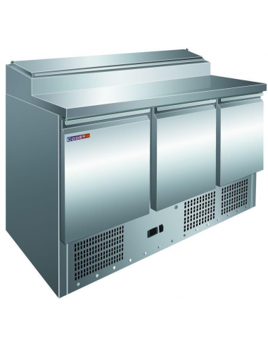 Стіл холодильний для піци Cooleq PS300 тридверний 8хGN 1/6