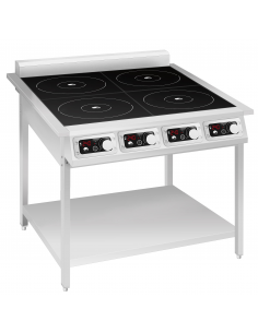 Плита індукційна Indokor IN3500-4PRO серія 700, 4 конфорки на відкритій базі