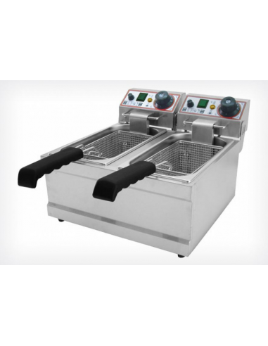 Фритюрница электрическая Beckers FB 4+4 LT, 2х4 л двухкамерная Фритюрница электрическая Beckers FB 4+4 LT, 2х4 л двухкамерная