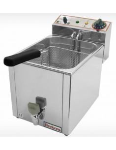 Фритюрниця електрична Beckers FR 8 LT, 8 л однокамерна