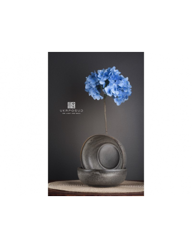 Салатник 18 см Grey Stone Bazalt UP-155-02