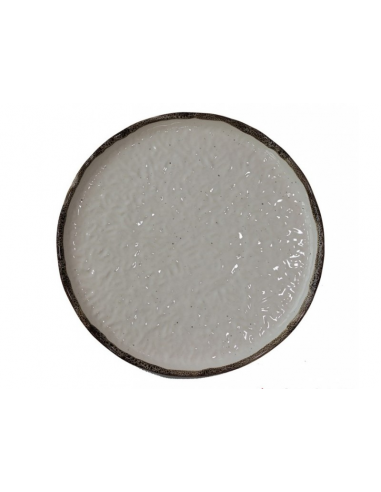 Тарілка фактурна кругла 27 см ALG Stone Ceramica(Кантрі )
